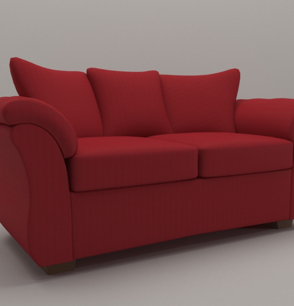 ¿Cómo combinar un sofá rojo en el salón?